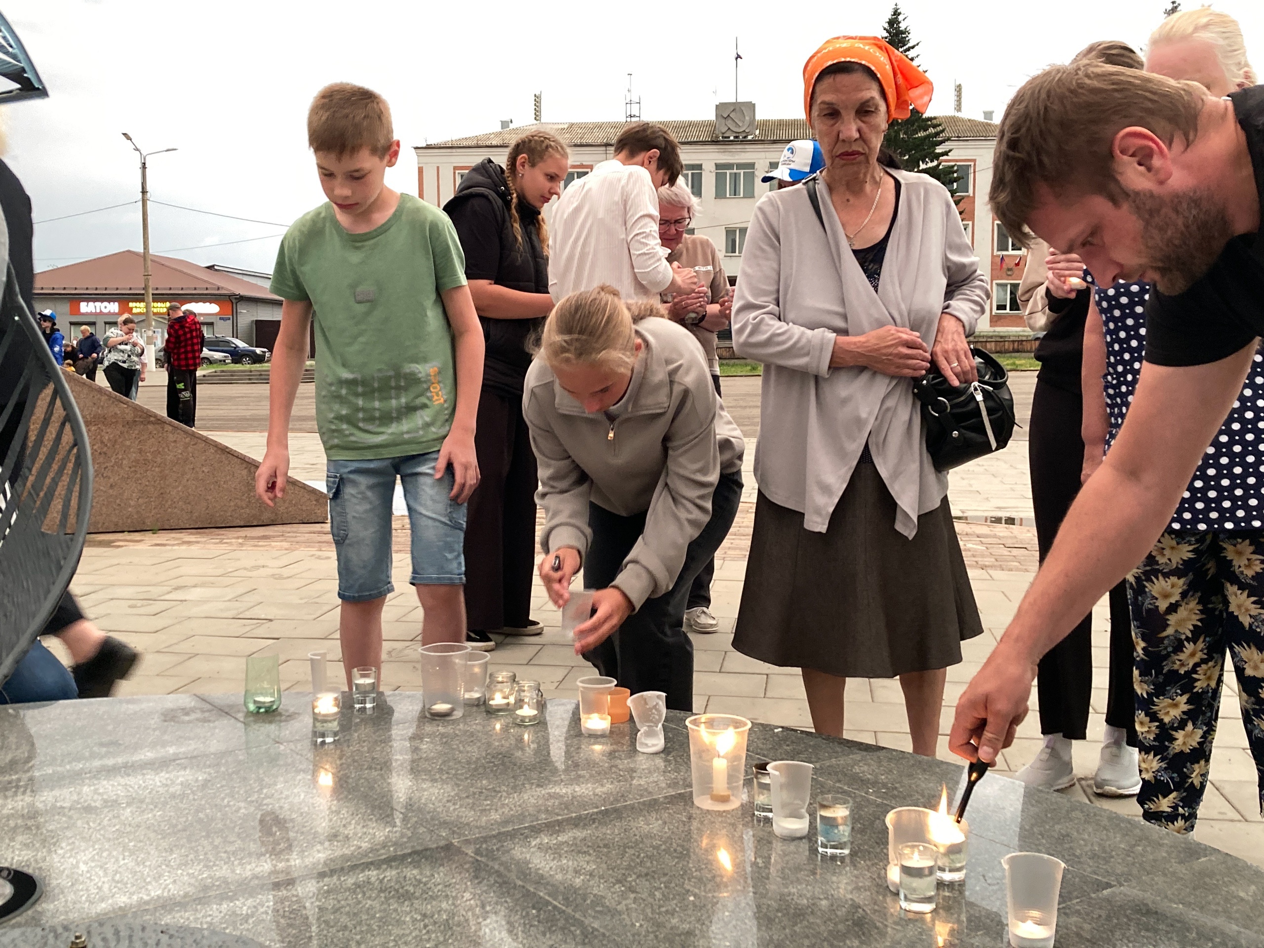 Сегодня в с.Шалинское прошла ежегодная Всероссийская акция «Свеча памяти», посвящённая трагической и героической дате — 22 июня, Дню начала Великой Отечественной войны..